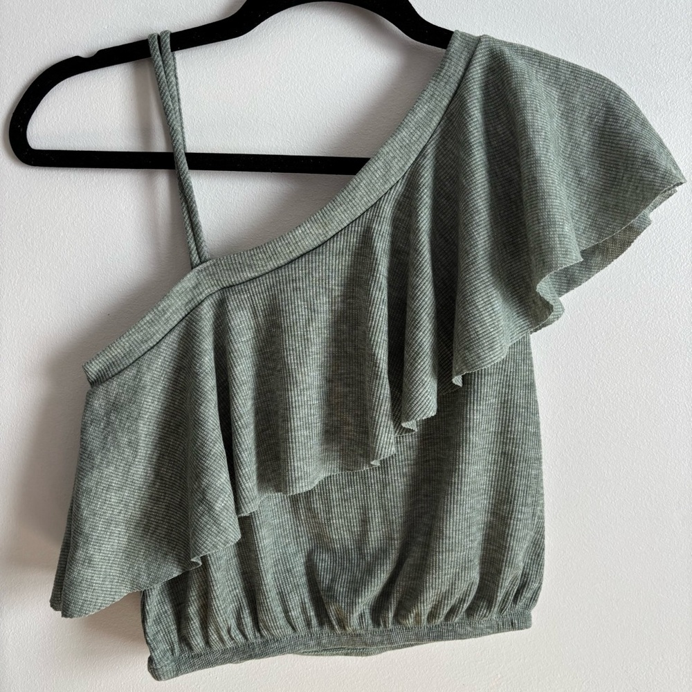 Ginger G Ruffle Crop Top